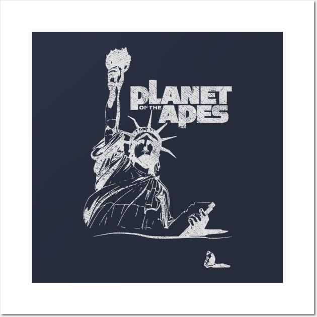 Retro Planet Of The Apes Wall Art by thesuamart
